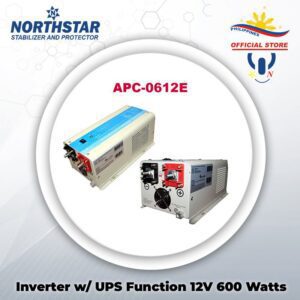 NORTHSTAR Inverter with UPS Function 12VDC 600 watts APC-0612E