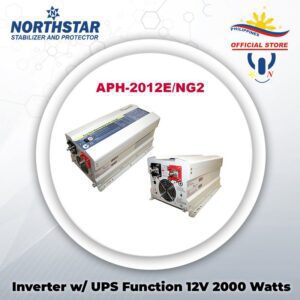 Northstar APH-2012E UPS w/ AVR & Solar Ready Enhanced 12VDC 2000watts