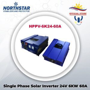 NORTHSTAR Solar PSW Inverter 6KW 24VDC 60Amp Solar Charger w/LCD HPPV-6k24/60A