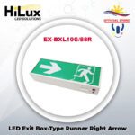 HiLux LED Exit Box-Type Runner Right Arrow EX-BXL10G/88R (Green)