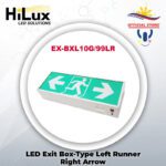 HiLux LED Exit Box-Type Left Runner Right Arrow EX-BXL10G/99LR (Green)