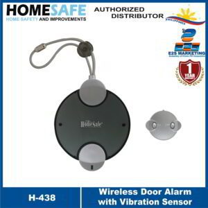 HomeSafe Wireless Door Alarm with Vibration Sensor H-438