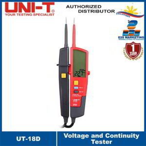 UNI-T UT18D Voltage & Continuity Tester Categorized as CAT IV 600V and Meets IP65 Standard UT-18D