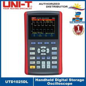 UNI-T UTD1025DL Digital Handheld Oscilloscope AC/DC Voltage Range 400mV/ 4V/ 40V/ 400V UTD-1025DL
