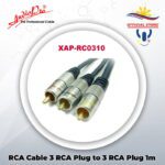 AudioPro 3 RCA Plug to 3 RCA Plug Cord (1.0) XAP-RC0310
