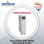 NORTHSTAR 3Ph HoneyComb AVR 220VAC 30KVA w/TVSS 3MVR-D30KVA/AZ