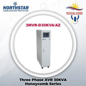 NORTHSTAR 3Ph HoneyComb AVR 220VAC 30KVA w/TVSS 3MVR-D30KVA/AZ