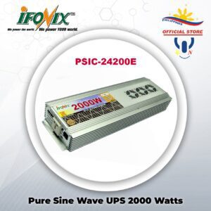 iFonix Pure Sine Wave UPS 2000W PSIC-24200E (Silver)
