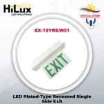 HiLux LED Plated-Type Recessed Single Side Exit EX-10YRS/W01 (White)