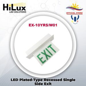HiLux LED Plated-Type Recessed Single Side Exit EX-10YRS/W01 (White)