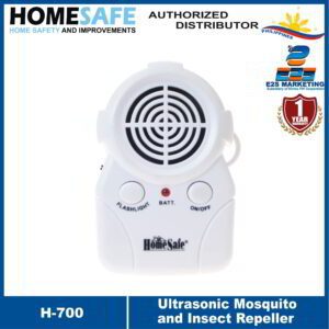 HomeSafe Ultrasonic Mosquito and Insect Repeller (White)  H-700