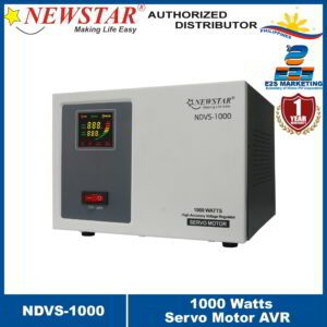 Newstar Servo Motor 1000W AVR w/ Color Display (Grey) NDVS-1000