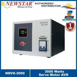 Newstar Servo 3000W AVR w/ Color Display (Grey) NDVS-3000