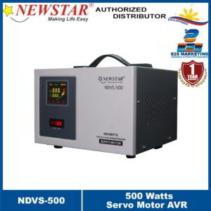 Newstar Servo 500W AVR w/ Color Display (Grey) NDVS-500