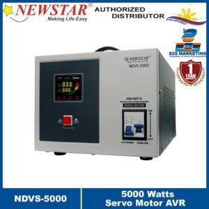 Newstar Servo 5000W AVR w/ Color Display (Grey) NDVS-5000