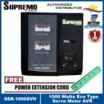 Supremo Servo Motor AVR 1000 Watts Eco Type SSR-1000SVII