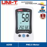 UNI-T A25D Digital Indoor Outdoor Air Quality Monitor PM 2.5 Gas Detector Analyzer Temperature Humidity Meter Tester Hygrometer A25D