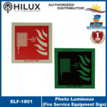 HiLux Photo Luminous (Fire Service Equipment Signs) ELF-1801