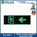HiLux Photo Luminous (Left-Level) Directional Sign ELF-400/L
