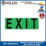 HiLux Photo Luminous (EXIT) Directional Sign ELF-400/EXIT