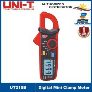UNI-T UT210B 200A Mini Digital Clamp Meter, Display count/Continuity buzzer/Jaw opening UT-210B