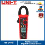 UNI-T UT219M True RMS Professional Clamp Meter IP54 Dust/Waterproof Ammeter, LoZ ACV Test UT-219M