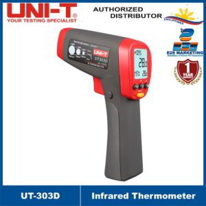 UNI-T UT303D Infrared Thermometer can Precisely Target Objects within 250ms with Single Spot Laser for Fast Troubleshooting UT-303D