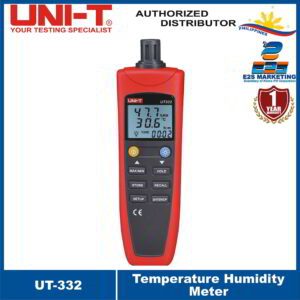 UNI-T UT-332 Digital Thermo-Hygrometer Digital Temperature Humidity Meter, Industrial-grade Hygrometer Thermometer with Software USB Transmission UT-332