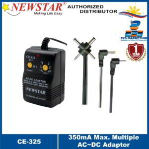 Newstar Multiple AC/DC Adaptor 350mA Max CE-325