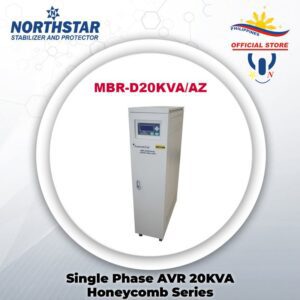Northstar Single Phase Voltage Stabilizer 20kVA Input Voltage Range 220V ±20% Output Voltage 220V, 60Hz with TVSS (Indoor) MBR-20KVA/AZ