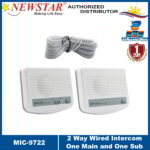 Newstar 2 Way Wired Intercom (One Main & One Sub) MIC-9722