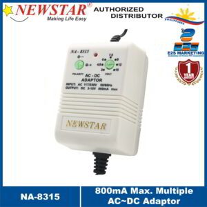 Newstar Multiple AC/DC Adaptor 800mA Max NA-8315