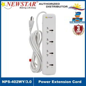 Newstar Power Strip Surge Protector NPS-402WY/3.0