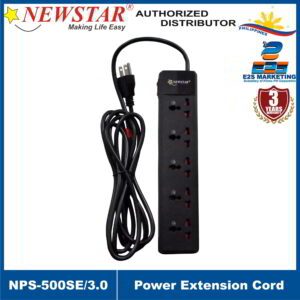Newstar Powerstrip 5 Universal Sockets w/ 1 Switch (3 Meters) NPS-500SE/3.0