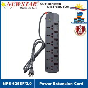 Newstar Powerstrip 6 Universal Sockets w/ Individual Switches (2 Meters) NPS-625SF/2.0