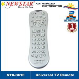 Newstar Universal TV Remote for 3 TV Set (Silver) NTR-C61E