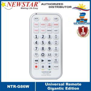 Newstar 6 Devices Universal Remote Giant Series NTR-G86W