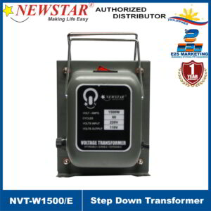 Newstar Step Down Transformer 220VAC In 110VAC Out 1500W NVT-W1500/E