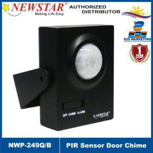 Newstar PIR Sensor Door Chime / Alarm (Black) NWP-249Q/B