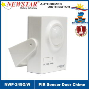 Newstar PIR Sensor Door Chime / Alarm (White) NWP-249Q/W