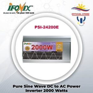 iFonix Pure Sine Wave DC to AC Power Inverter 2000W PSI-24200E