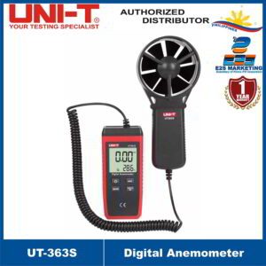 UNI-T Digital Anemometer UT-363S Wind Temperature Tester with LCD Display, Auto range; Auto Power Off; Low Battery Indication UT363S