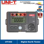 UNI-T UT522 Digital Earth Ground Tester  (0～40/400/4000 OHMS; 0～400V)  Tester AC Earth Insulation Resistance Tester  UT-522