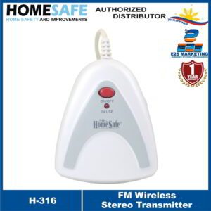 HomeSafe FM Wireless Stereo Transmitter H-316