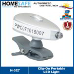 HomeSafe Clip-On Portable LED Light H-327