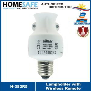 HomeSafe Lampholder with Wireless Remote H-383R5