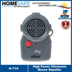 HomeSafe High Power Ultrasonic Mouse Repeller H-710(Grey)