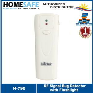 HomeSafe RF Signal Bug Detector with Flash Light H-790