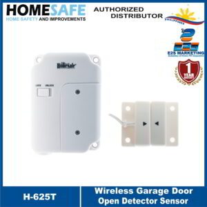 HomeSafe Wireless Garage Door Open Detector Sensor (White) H-625T