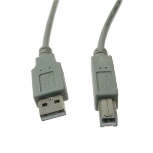 COMMANDER USB-A Male to USB-B Male Extension Cable 1.8 Meter (Grey) USB-AB12M/6